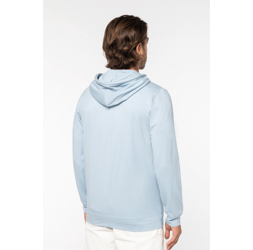 Sudadera con capucha y cremallera hombre