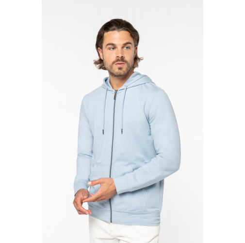 Sudadera con capucha y cremallera hombre