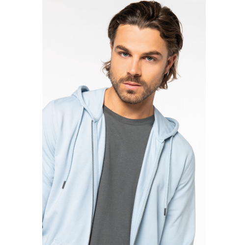 Sudadera con capucha y cremallera hombre