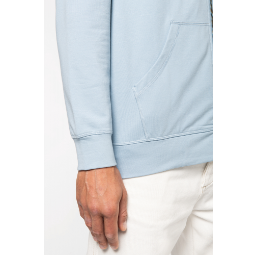Sudadera con capucha y cremallera hombre