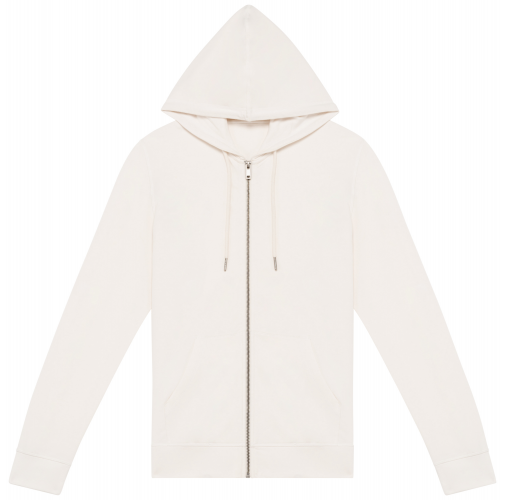 ivory Sudadera con capucha y cremallera hombre
