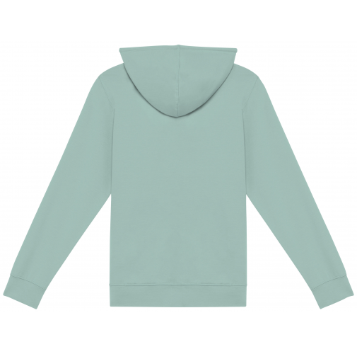 jade green Sudadera con capucha y cremallera hombre