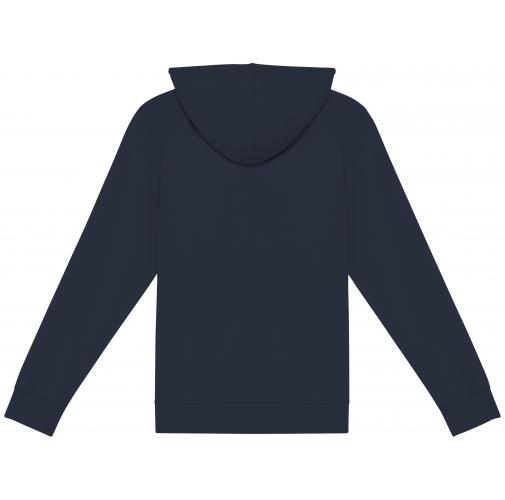 navy blue Sudadera con capucha y cremallera hombre