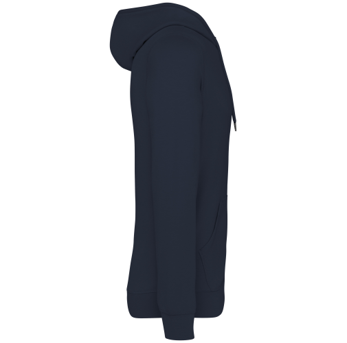 navy blue Sudadera con capucha y cremallera hombre