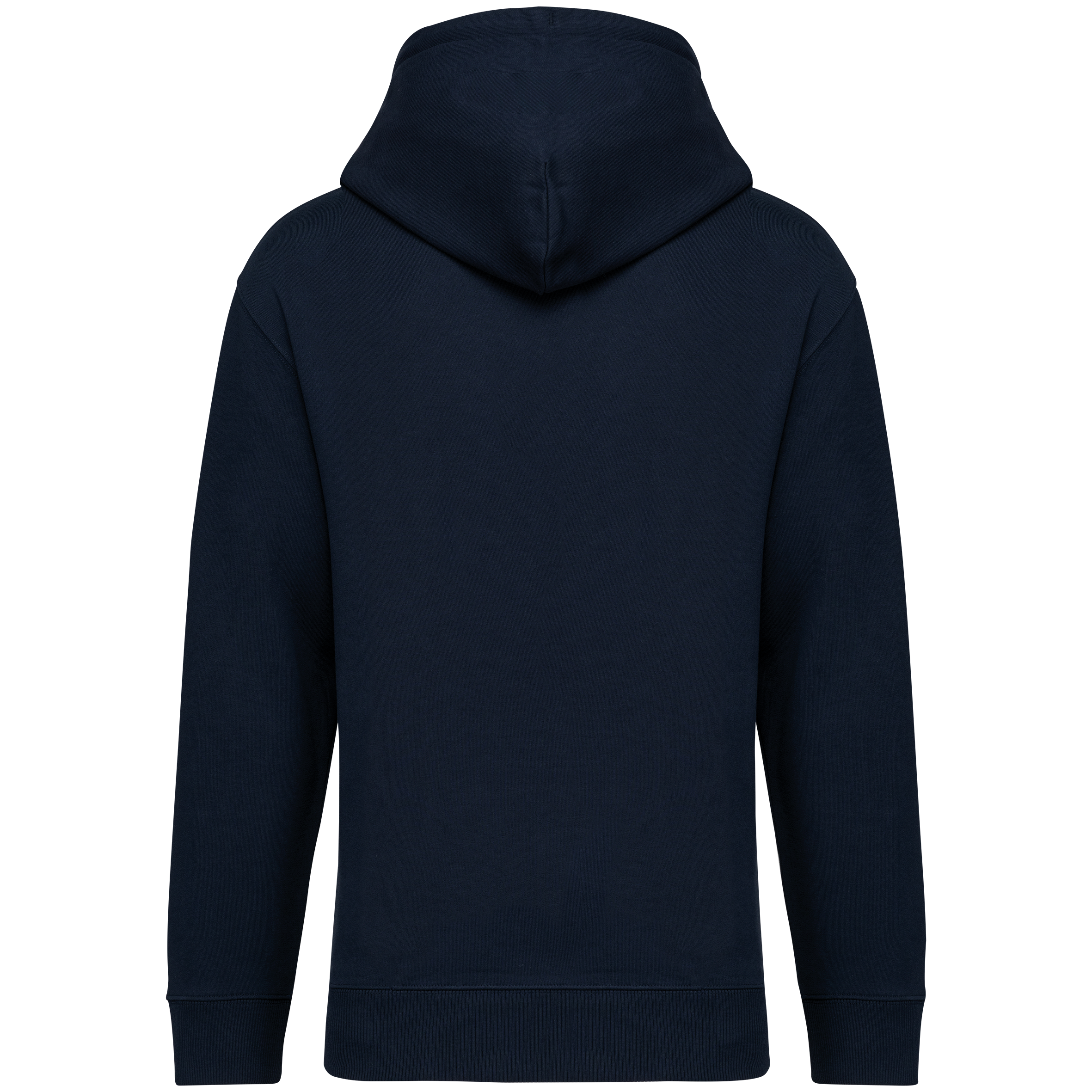 Sudadera ecorresponsable con capucha y hombros caídos French Terry unisex