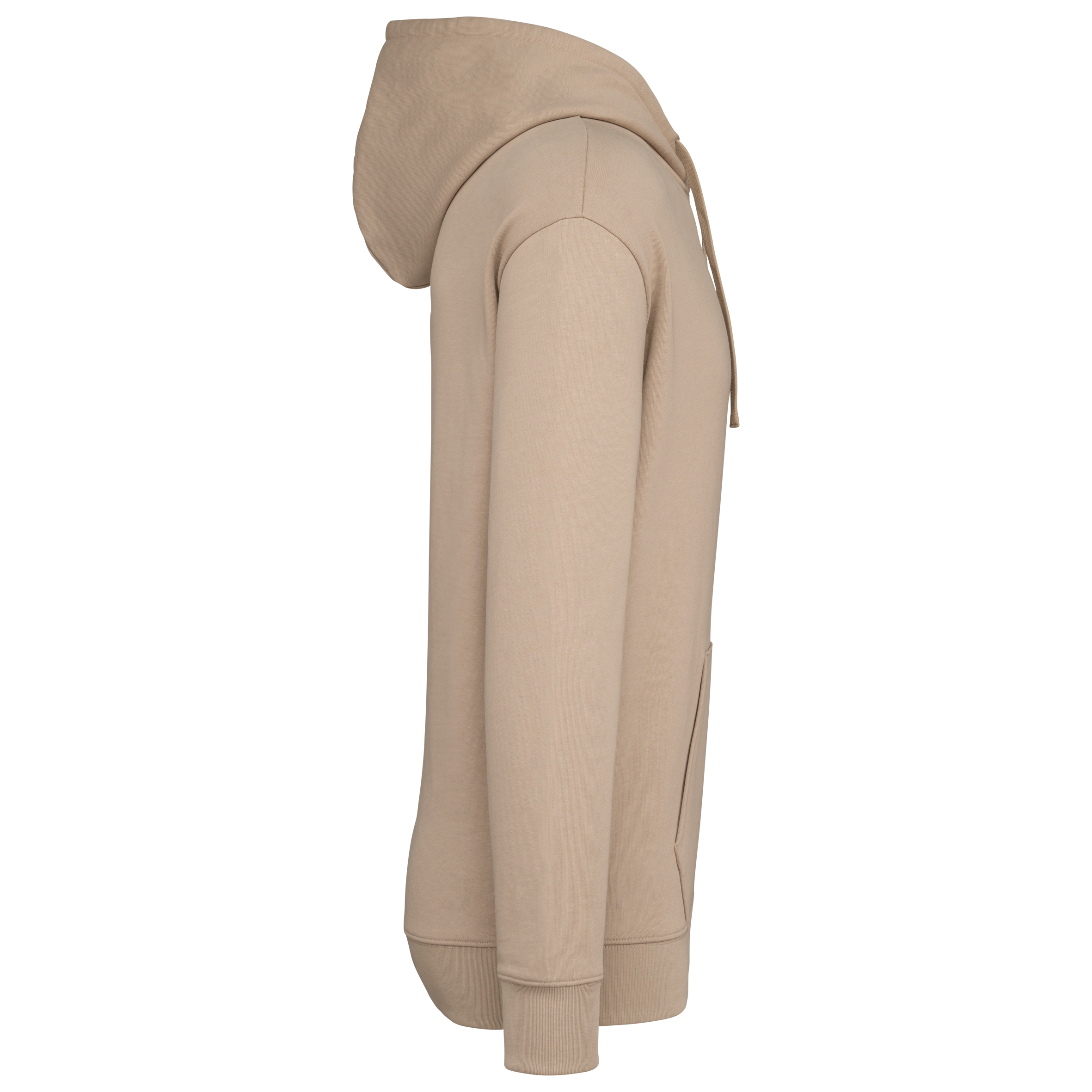 Sudadera ecorresponsable con capucha y hombros caídos felpa perchada unisex