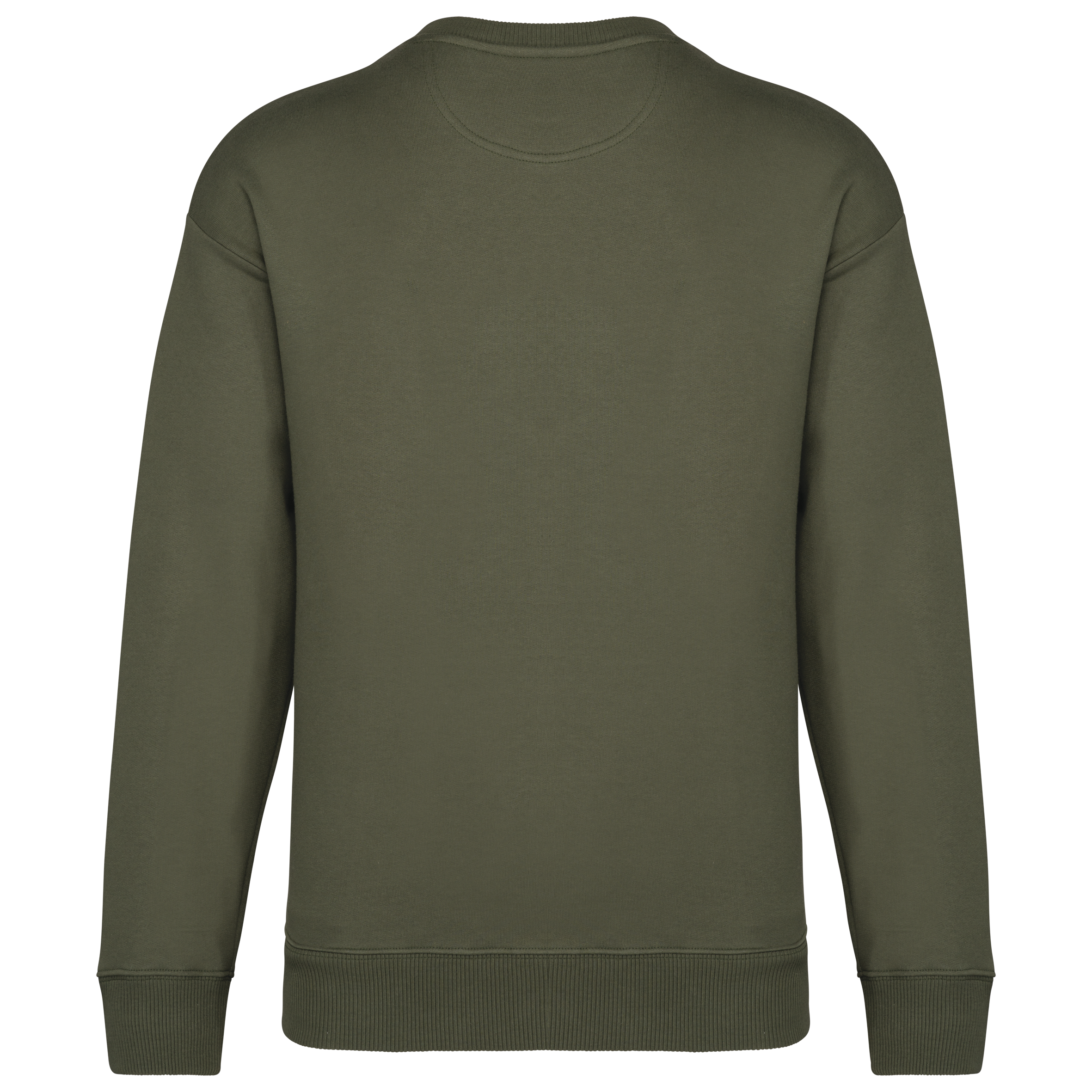 Sudadera cuello redondo oversize unisex