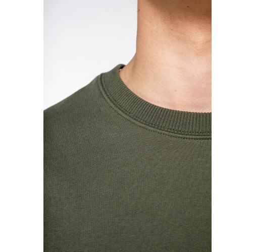 Sudadera cuello redondo oversize unisex