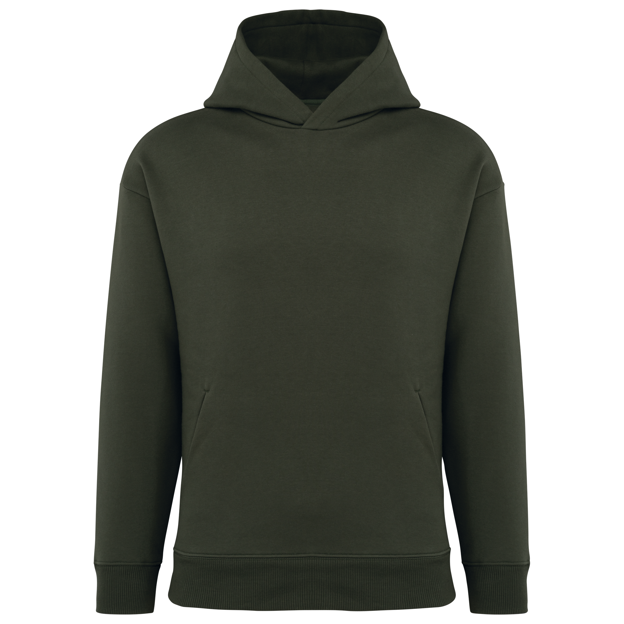 Sudadera ecorresponsable con capucha oversize unisex