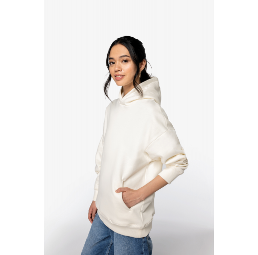 Sudadera ecorresponsable con capucha oversize unisex