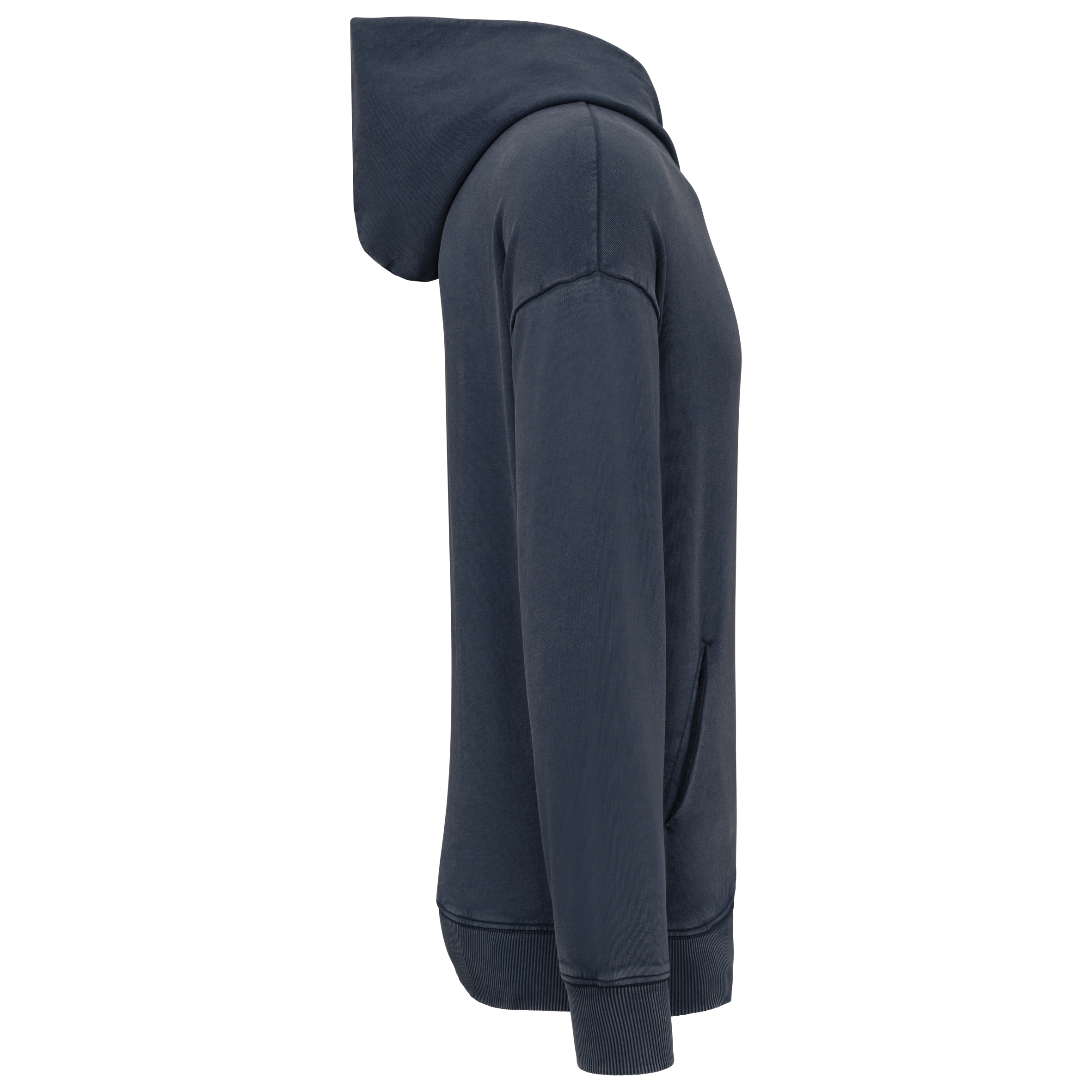 Sudadera ecorresponsable con capucha efecto lavado oversize unisex