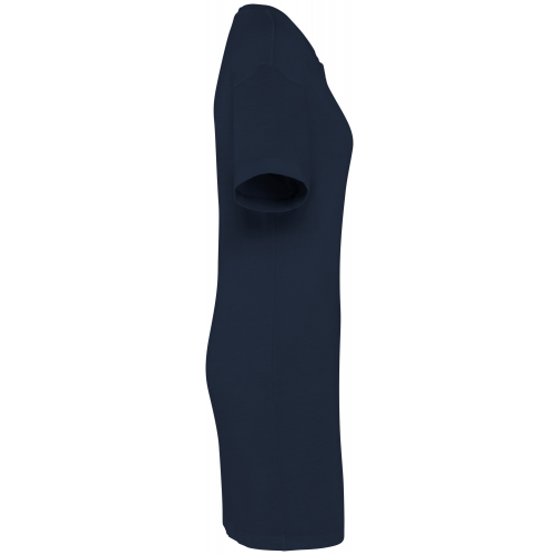 Vestido tipo camiseta ecorresponsable efecto lavado mujer