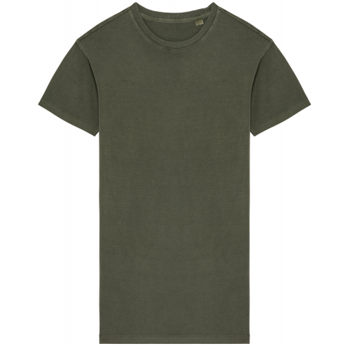 Vestido tipo camiseta ecorresponsable efecto lavado mujer