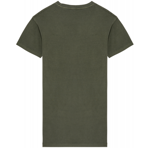 Vestido tipo camiseta ecorresponsable efecto lavado mujer