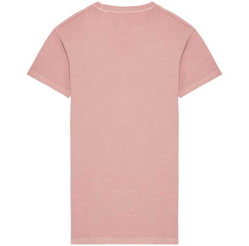 Vestido tipo camiseta ecorresponsable efecto lavado mujer