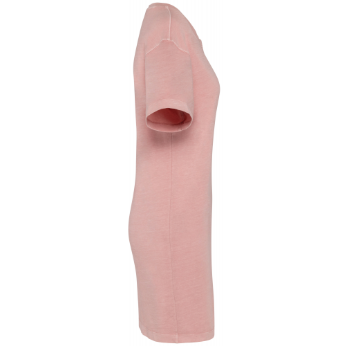 Vestido tipo camiseta ecorresponsable efecto lavado mujer