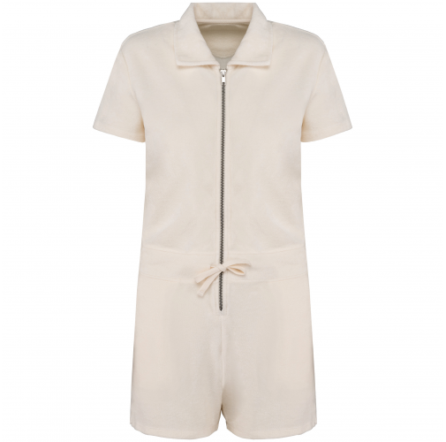 ivory Mono corto ecorresponsable de rizo mujer