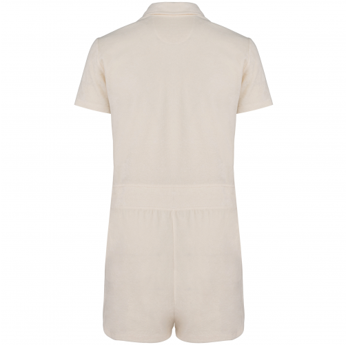 ivory Mono corto ecorresponsable de rizo mujer