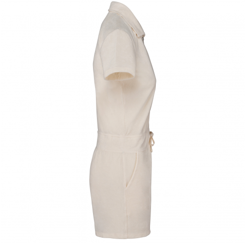 ivory Mono corto ecorresponsable de rizo mujer