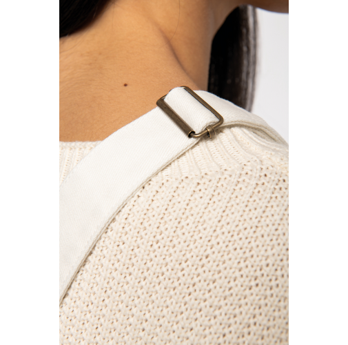Vestido tipo peto ecorresponsable mujer