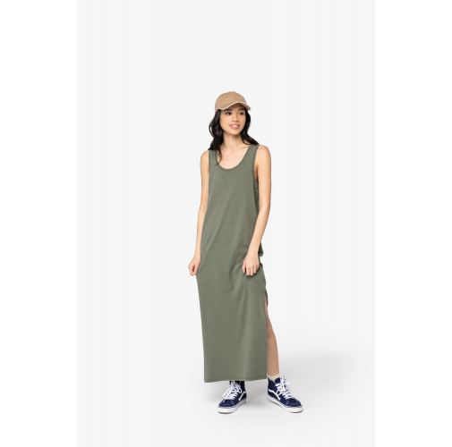 Vestido ecorresponsable efecto lavado de punto jersey mujer