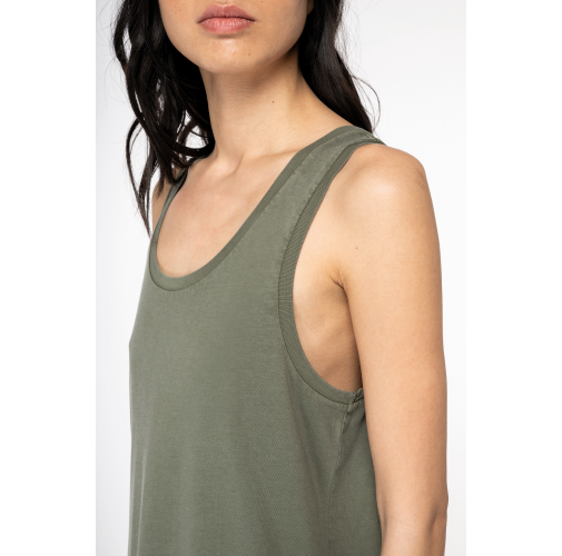 Vestido ecorresponsable efecto lavado de punto jersey mujer