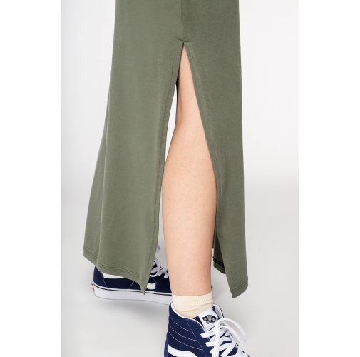Vestido ecorresponsable efecto lavado de punto jersey mujer