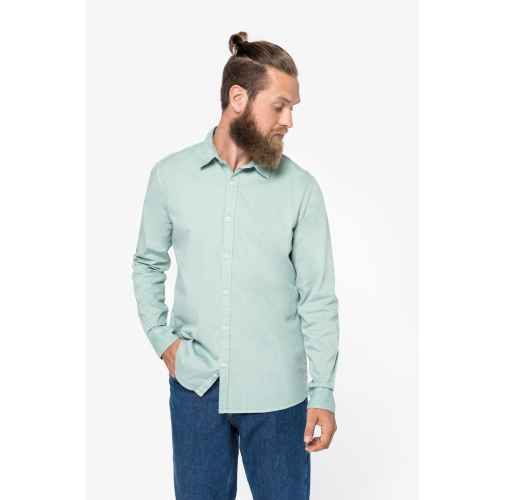 Camisa ecorresponsable efecto lavado hombre