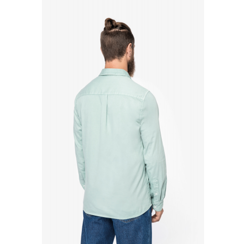 Camisa ecorresponsable efecto lavado hombre