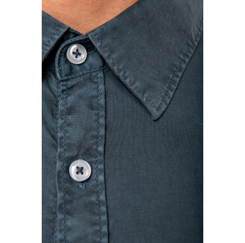 Camisa ecorresponsable efecto lavado hombre