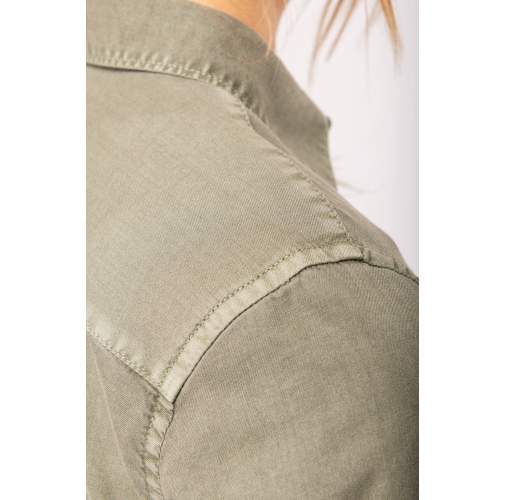 Camisa ecorresponsable efecto lavado mujer