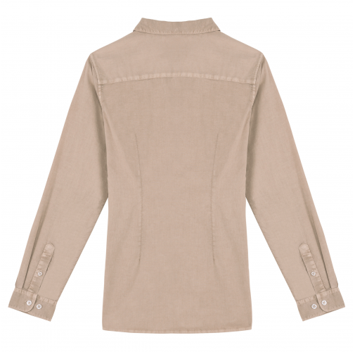 washed linen Camisa ecorresponsable efecto lavado mujer