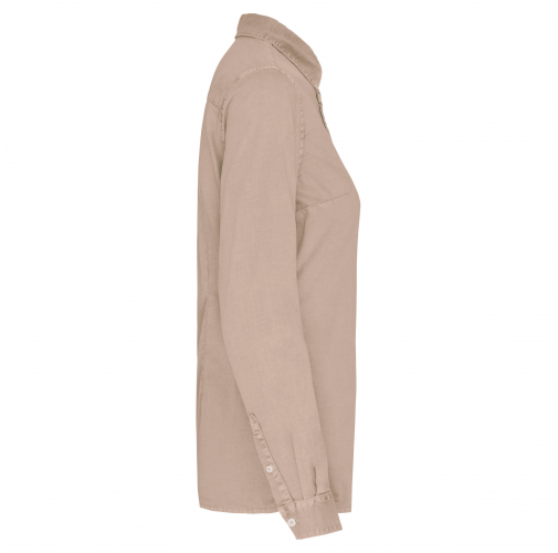 washed linen Camisa ecorresponsable efecto lavado mujer