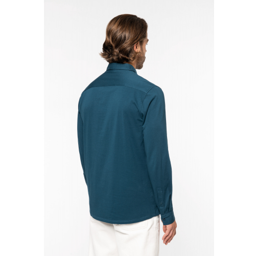 Camisa ecorresponsable de punto jersey hombre