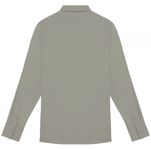 almond green Camisa ecorresponsable de punto jersey hombre