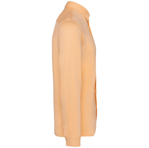 pastel apricot Camisa ecorresponsable de punto jersey hombre