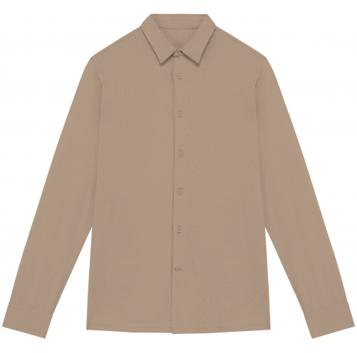 wet sand Camisa ecorresponsable de punto jersey hombre