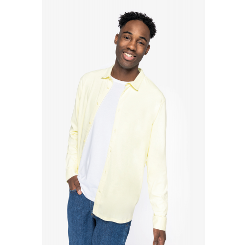 Camisa ecorresponsable de punto jersey hombre