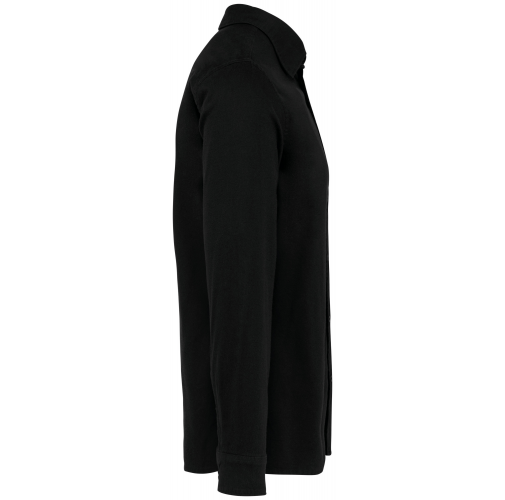 black Camisa ecorresponsable de franela hombre