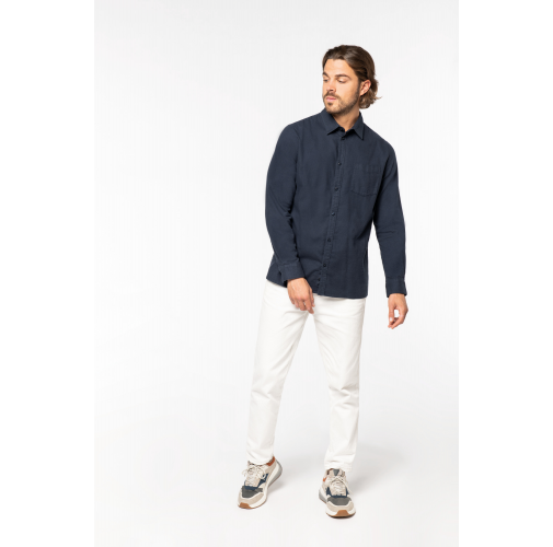 Camisa ecorresponsable de franela hombre