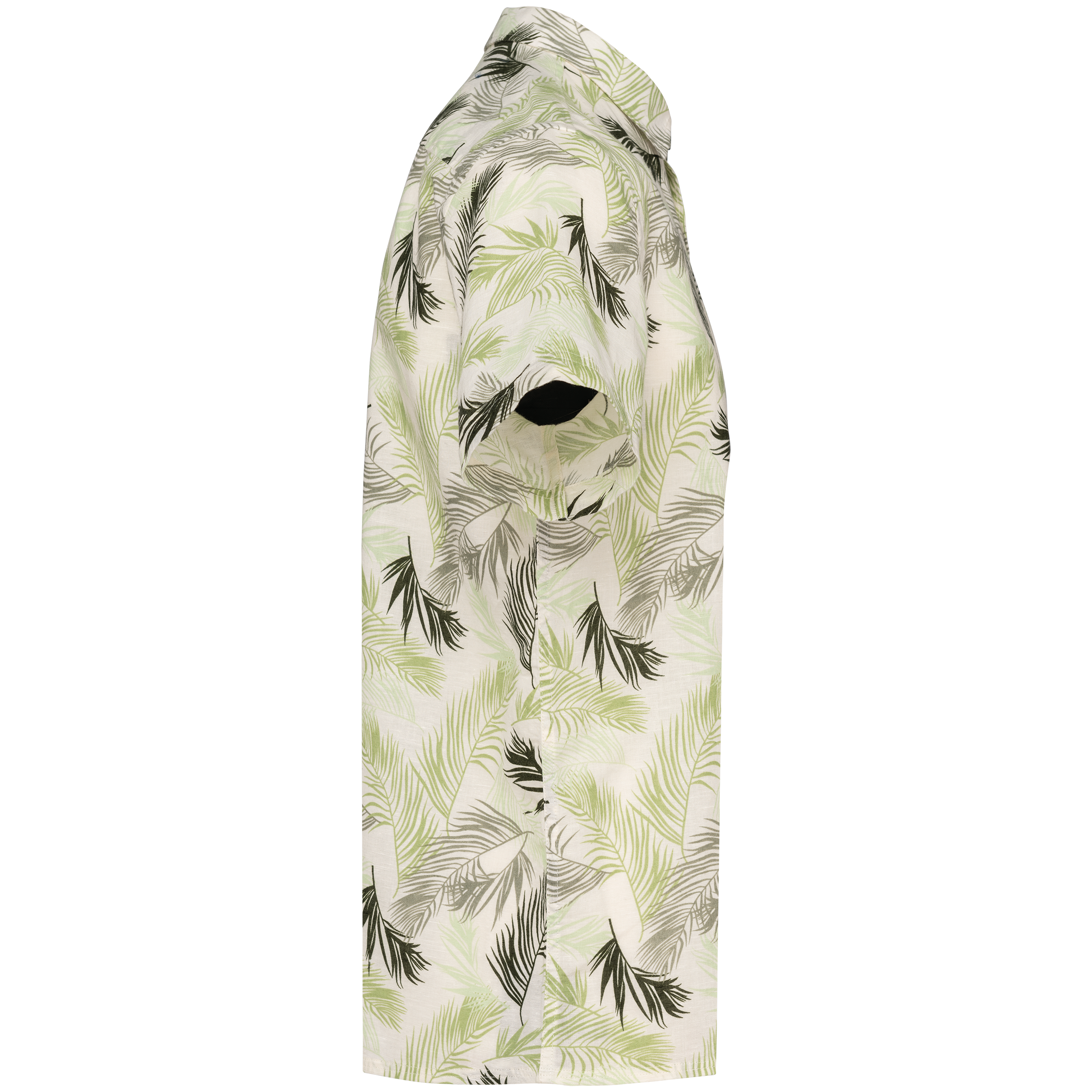 ivory floral blue Camisa con estampado vegetal hombre