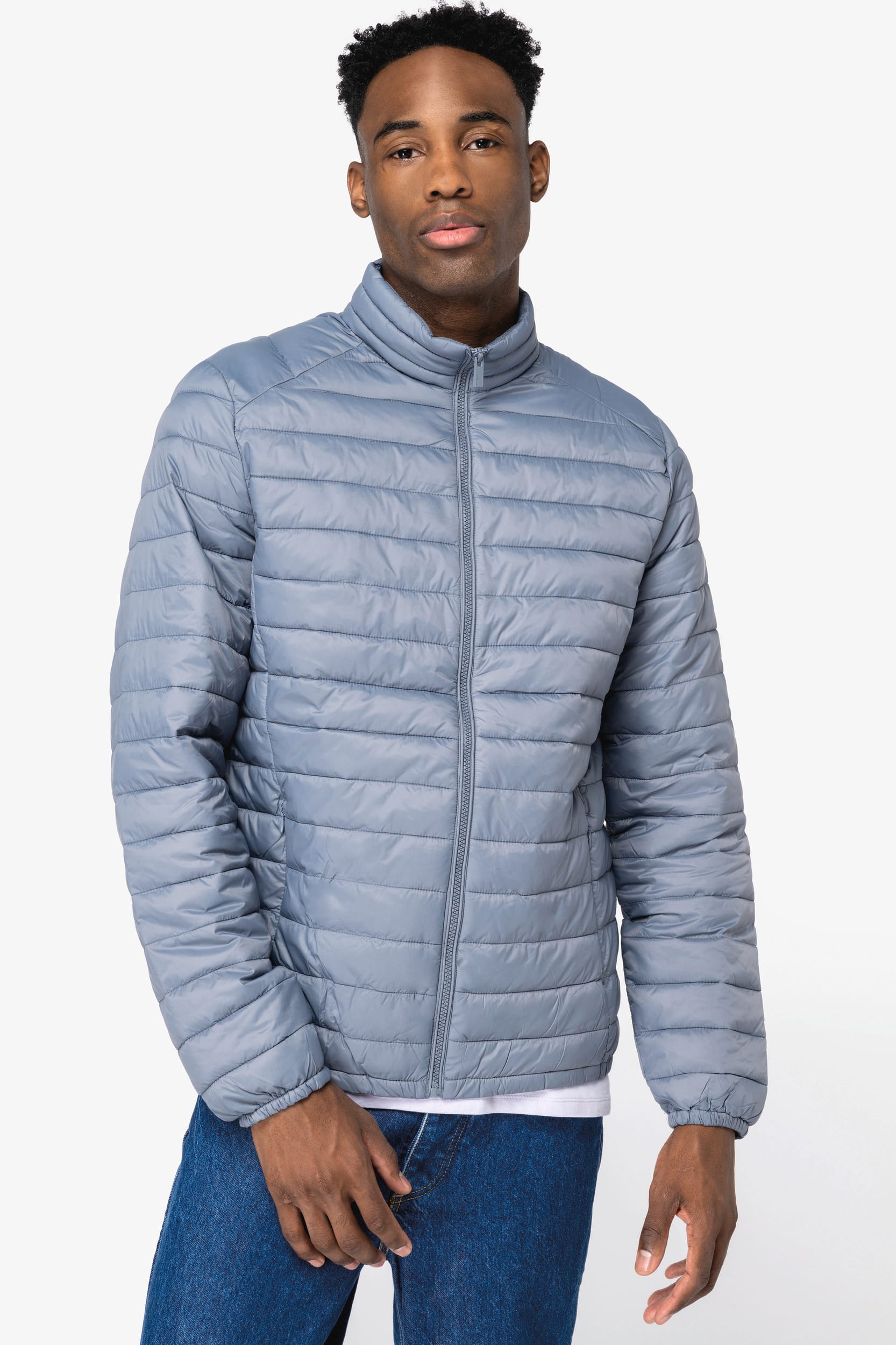 Chaqueta acolchada ligera ecorresponsable hombre