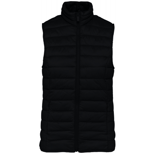 black Chaleco ecorresponsable ligero mujer