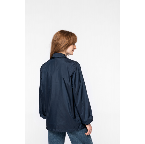 Chaqueta ecorresponsable cortavientos unisex