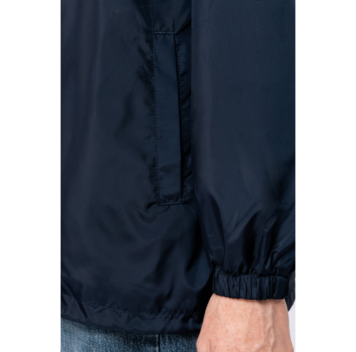 Chaqueta ecorresponsable cortavientos unisex