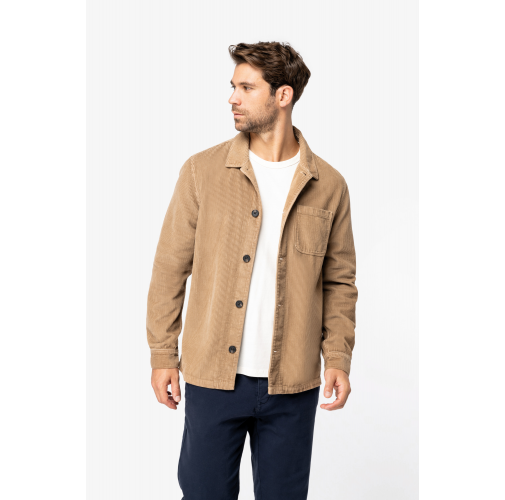 Chaqueta ecorresponsable de pana hombre