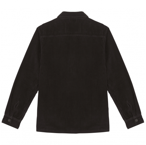 washed black Chaqueta ecorresponsable de pana hombre