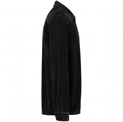 washed black Chaqueta ecorresponsable de pana hombre