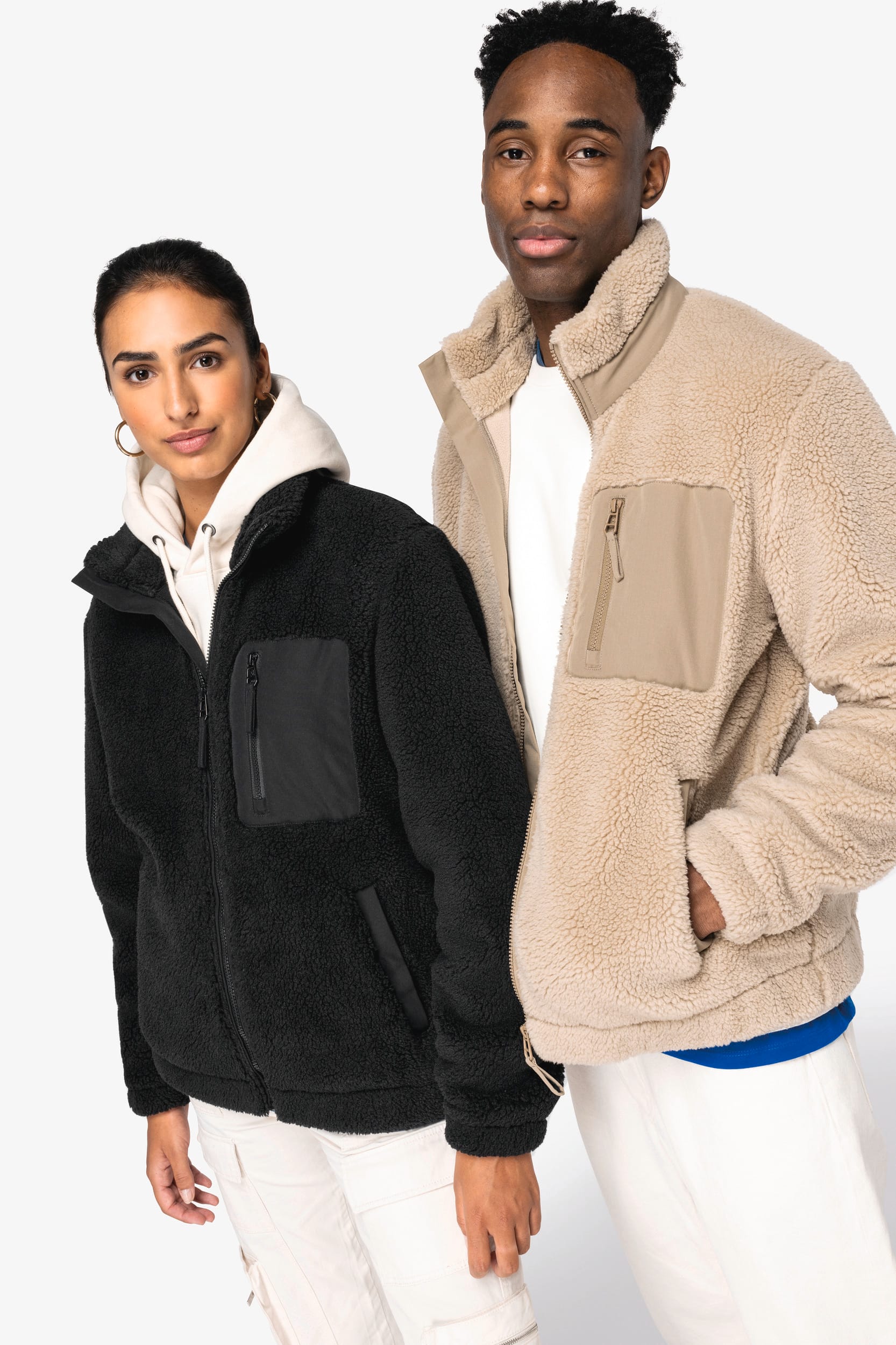 CHAQUETA ECORRESPONSABLE DE SHERPA UNISEX