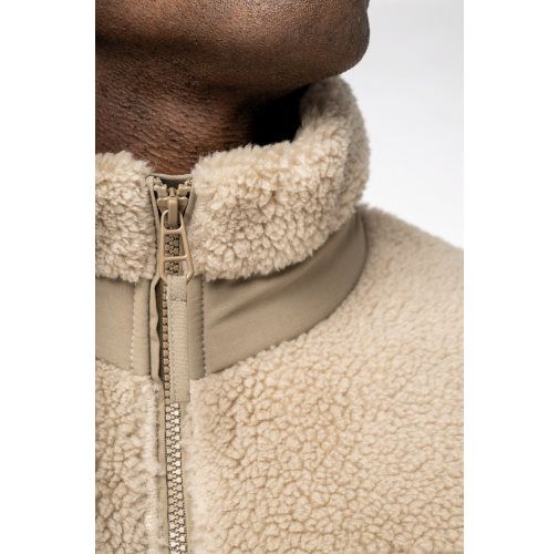 Chaqueta ecorresponsable de sherpa unisex